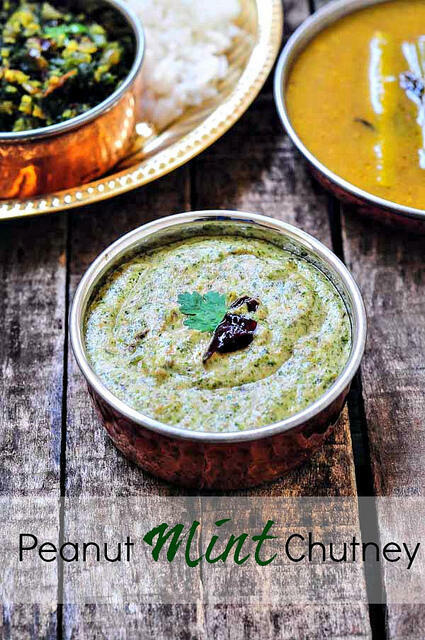 Peanut Mint Chutney Recipe