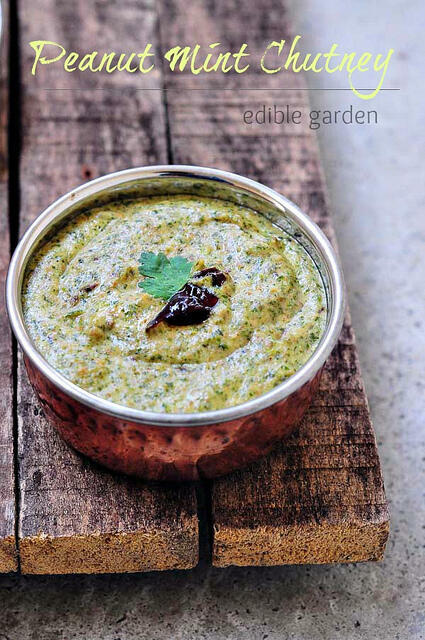 Peanut Mint Chutney Recipe