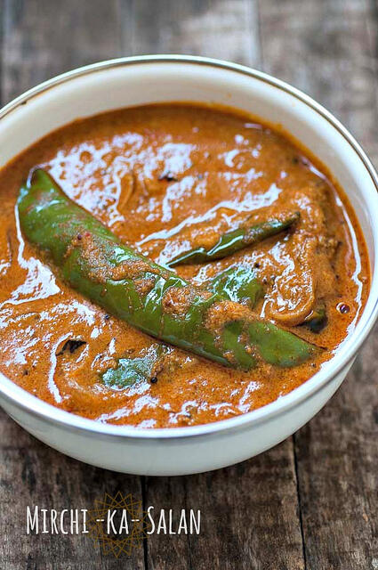 mirchi ka salan hyderabadi recipe