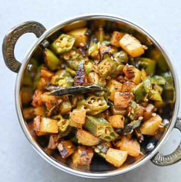 aloo bhindi recipe