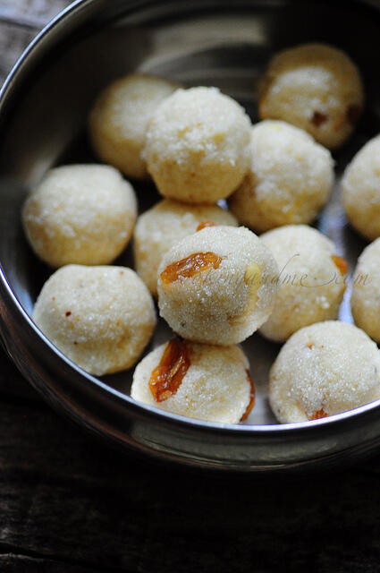 rava laddu or rava ladoo recipe
