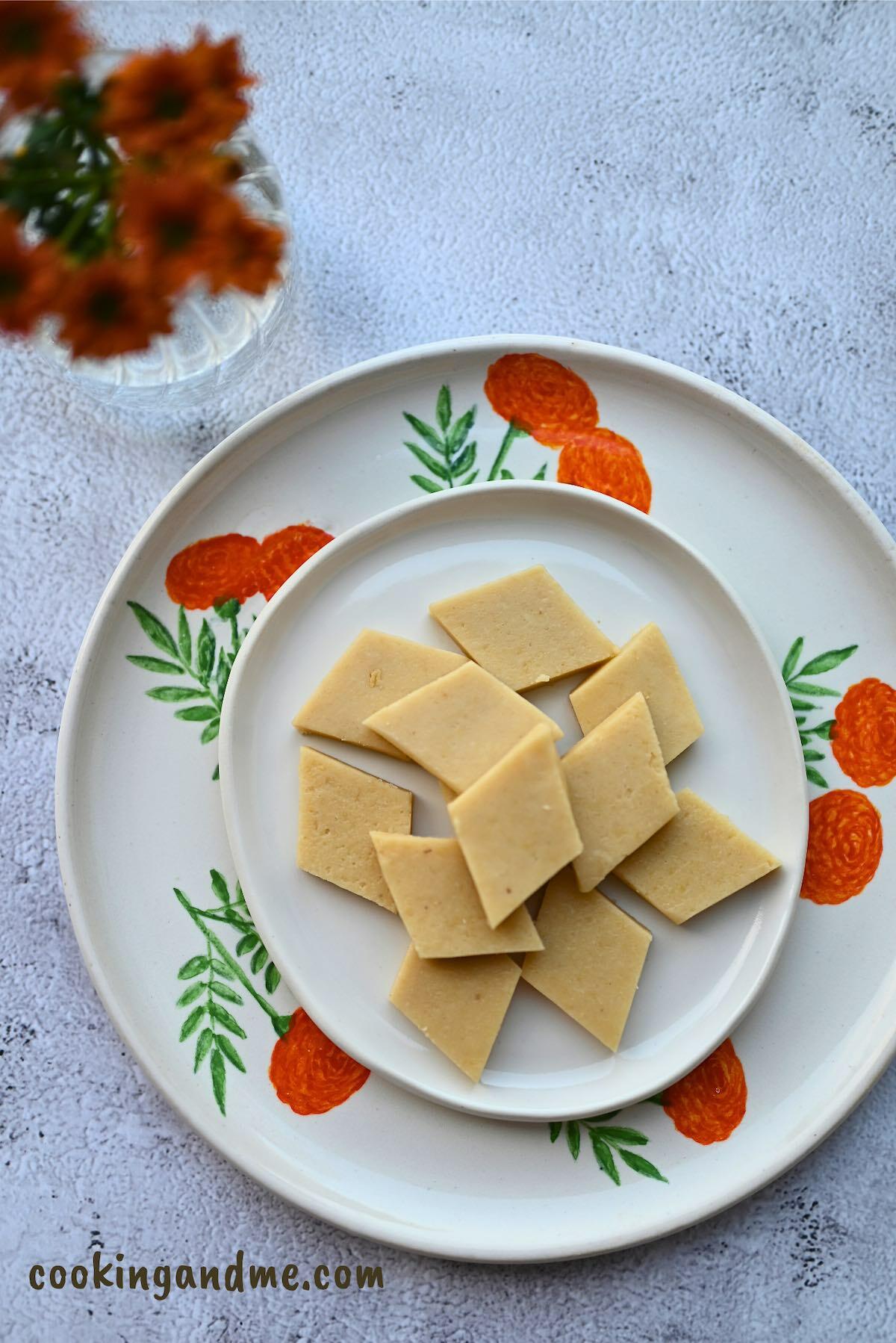 kaju katli with easy tips for beginners