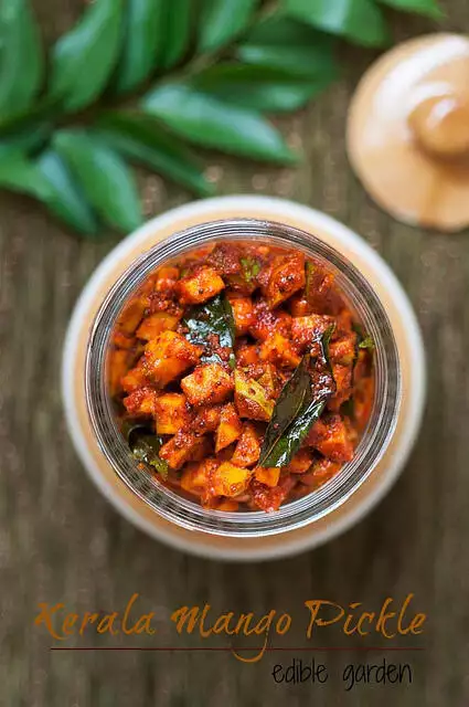 Instant Mango Pickle Recipe Kerala-Style