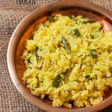 cabbage thoran kerala style